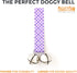 2.0 Housetraining Mighty Paw Tinkle Bell - Door Jingle Bells Dogs - Stylish Fabric with Premium Quality - Potty