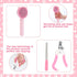 8 VCZONE Pcs Cat Brush Grooming Kits, Pet Self Cleaning Kit with Pet Nail Clipper and File, Flea Comb, Pet Shampoo Bath