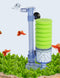 UPETTOOLS Aquarium Biochemical Sponge Filter - Ultra Quiet Air Pump with 2 Sponges & Bio Ceramic Media Balls