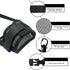 YAODHAOD Nylon Mesh Breathable Dog Mouth Cover, Quick Fit Dog Muzzle with Adjustable Straps to Prevent Biting (M, Black)