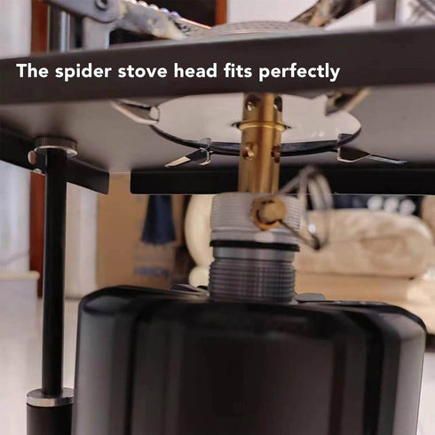 Portable Aluminum Alloy Camping Table Board with Detachable Stand for IGT Series Stove Plate