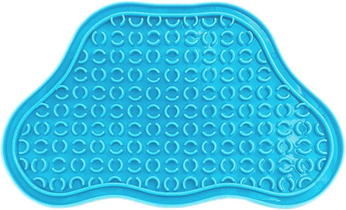 PAW 2-in-1 Slow Feeder Interactive Bowl with Removable Lick Mat - Blue