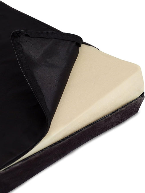 BIRDROCK HOME 2" Memory Foam Dog Bed, Ultra Soft Plush Pet Bed with Removable Cover, Crate Bed (34 x 22, Brown)