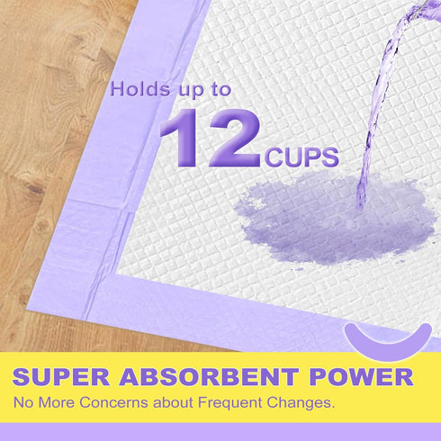 28x44in, 12 6 (30 Counts) MIZOK Dog Pads Extra Large XXL Potty Pads for Dogs, Keeps Fresh & Clean, Ultra Absorbent Up
