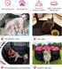 Dog Playpen, Indoor Puppy Pet Playpen for Medium Dogs, Portable Pop Up Kennel with Carrying Case, Hot Pink