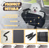 10-18lbs (Width9in) YUDODO Large Console Dog Car Seat Fits Truck & SUV, Luxury Puppy Cat Travel Portable Booster Seat