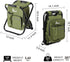 Backpack Backpack LEADALLWAY Fishing Chair with Cooler Bag Foldable Stool,Fishing Hunting Gifts