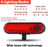Treela 8 Pcs Kayak Navigation Lights, Waterproof LED Stern Lights for Night Marine Safety (Red, Green, White)