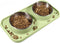 Cat Food Bowls with Non-Skid Silicone Pads, Removable Stainless Steel Dishes for Cats and Small Dogs