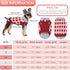 Kuoser Plaid Dog Sweater Warm Clothes, Patchwork Design Pet Dog Knitwear Classic Pullover Puppy Coat Cold Weather Sweatshirts with Leash Hole for Small Medium Cats Dogs (XS, Red)