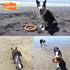 LaRoo Floating Flying Dog Disc Toys, Summer Pet Training Outdoor Chew Toys for Medium and Large Dogs (Large Orange/30cm)
