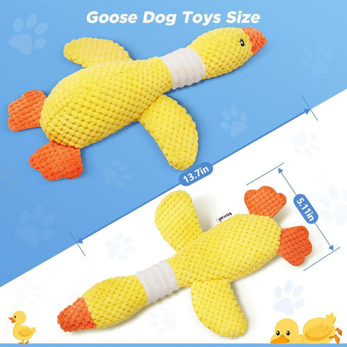 Vitscan Durable Dog Toys for Aggressive Chewers, Indestructible Squeaky Toys for Large Dogs, Interactive Puppy Toys