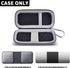 Heart Rate Monitor Case Compatible with AliveCor KardiaMobile Personal EKG/for AliveCor KardiaMobile 6L/ for Sec Heart Monitor. Storage Carrying Holder Fits for Pill Organizer -Black (Box Only)