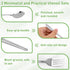 2 Sets Set Set JEPELUS Travel Silverware with Case, Portable Utensils Reusable Cutlery for Lunch Box, Fork Spoon Knife
