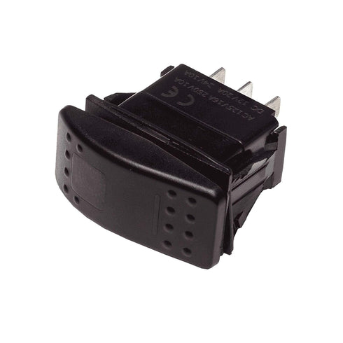 Progressive Automations Rocker Switch Momentary, 20A, Red LED, Waterproof