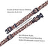 Dog Collar Leash Set, Adjustable Leopard Pattern for Puppy Dogs, Polyester Material (XS, Light Coffee Leopard)