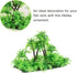 balacoo Plastic Aquarium Coconut Plants, Artificial Palm Model Trees for Fish Tank Decorations and Scenery