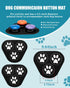 Dog Buttons for Communication, 9 Pcs Talking Button Set, 30s Voice Recording, Pet Speech Training Buzzers with Stickers