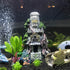 Aquarium Angkor Wat Buddha Statue Temple Decorations, Fish Tank Zen Ornament for Good Luck