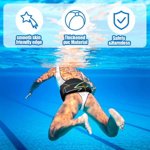 Swim Belt - Adjustable Swimming Floats for Adults, Pool Weights for Water Exercise & Training Equipment