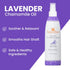 Dog Coat Conditioning Spray - Pet-Friendly Detangler with Natural Essential Oils for Dogs - Lavender Chamomile 4.5 oz.