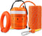Water Rescue Throw Bag with 50FT Rope, High Visibility Emergency Rescue Rope for Kayaking