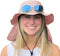 Waterproof Sun Hat for Women, Men's Packable Rain Hat, UPF50+ Bucket Safari Fishing Hat