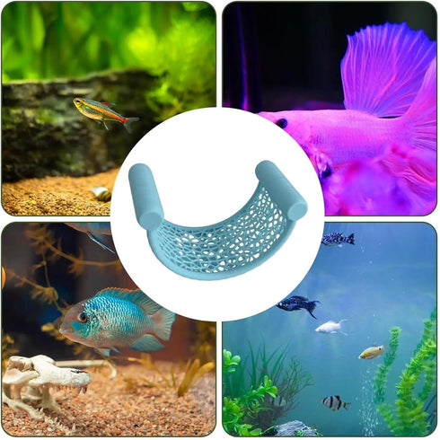 Bingche 8pcs Hammock Floating Fish Betta Aquarium Resting Platforms for Rest Sleeping Playing Shrimp Guppy Habitat