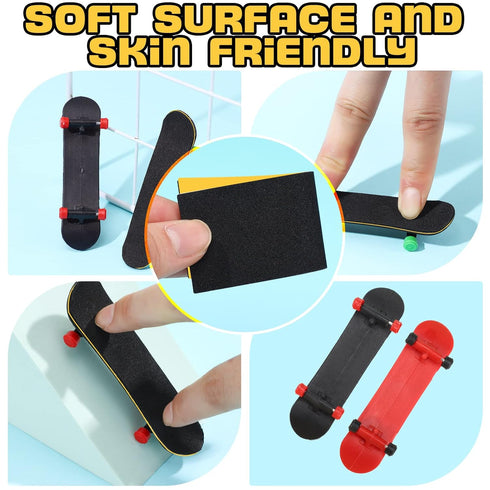 100 110x36mm Pcs Fingerboard Grip Tape, No-Slip Foam Grip Tape for Finger Skateboards, Fingerboard Accessories