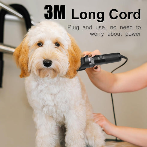 12V Trimmer Trimmer Dog Clippers for Grooming, Professional Dog ClippersHeavy Dutt Corded Pet Hair Pet for Thick Hair