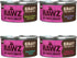 Rawz Natural Premium Minced Canned Cat Food in Gravy, 12 Pack Variety Bundle - 4 Flavors with Hotspot Pets Can Lid (3