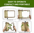MealFlow Pro Backpack Portable Foldable Stool, Pocket Chair Camping Fishing Stool, Mini Outdoor Camping Stools Sling