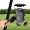 Roykaw Golf Cart Phone Mount Holder for EZGO/Club Car/Yamaha, Quick Release & One-Touch Lock, Fits iPhone