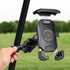Roykaw Golf Cart Phone Mount Holder for EZGO/Club Car/Yamaha, Quick Release & One-Touch Lock, Fits iPhone