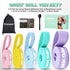 Resistance Bands, Pull Up Bands, Thick Heavy Resistance Band Set with Door Anchor, Elastic Bands for Body Stretching