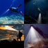 WINDFIRE Scuba Diving Headlamp - Professional LED Dive Light, 1200 Lumens, 5 Modes, IPX8 Waterproof for Snorkeling