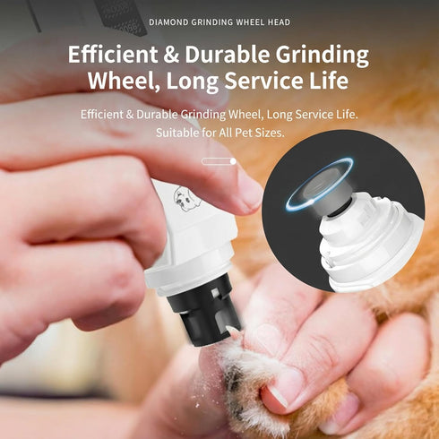 Generic 2026 3 (1+2*Replacement Silent Groom pro Nail Grinder, New Nail Grinder with Adjustable Speeds & Led Light