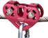 LIXADA Zipline Pulley 30KN Trolley for 1/4 5/16 3/8 1/2 Cable, Holds Up to 6700lbs for Backyard Zipline