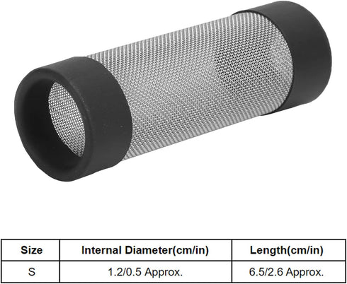 Aquarium Intake Filter Mesh Cover, Stainless Steel Mesh Inflow Guard for Shrimp and Fish
