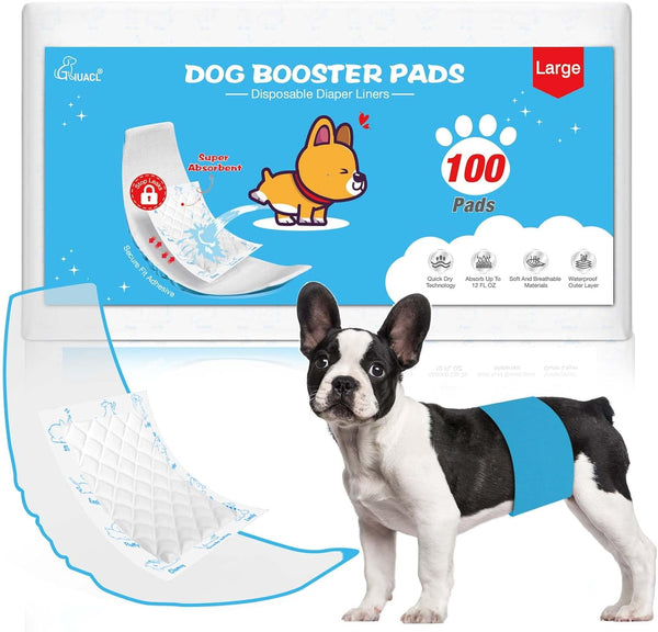 Dog Diaper Liners for Dog Diapers Male and Female 100ct Super Absorption