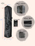 Pack: Pack Adventure & Organization Power Large Black Camp Chair Bag + Transparent & Store Bag