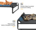 Veehoo Original Cooling Elevated Dog Bed, Portable Raised Cots Bed for Large Dogs, Washable Breathable Mesh, No-Slip
