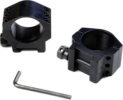 Thorn 30mm Scope Rings, Low Profile Heavy Duty Rings for Picatinny Rail Pair