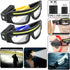 IgniteHaul 5 LED Glasses Rechargeable Headlight with Motion Sensor and Touch Control, Modes USB C Lighted Glasses