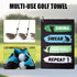 Golf Towel, Printed Golf Towels for Bags with Clip, Funny Golf Gifts for Men, Golfers, Birthday Gifts