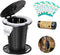 BLIKA Upgraded Retractable Portable Toilet with Soft Cushioned Seat, 350LBS Foldable Camp