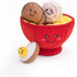 ZippyPaws Burrow Food Buddies Ramen Bowl - Colorful Interactive Dog Toys for Boredom, Hide and Seek Plush Puzzles