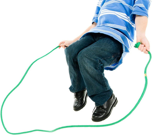 Just Jump It 8' Foot Single Jump Rope for Kids, Women, and Men - Active Outdoor Fitness Equipment