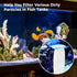 16 Pack 4 Inch Ring Filter Socks 200 Micron, Aquarium Felt Filter Bags for Saltwater and Freshwater
