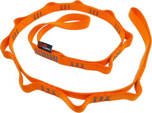 GM CLIMBING 16mm Nylon Daisy Chain Sling - 22kN, 120cm / 48in, CE UIAA Certified for Climbing and Rigging